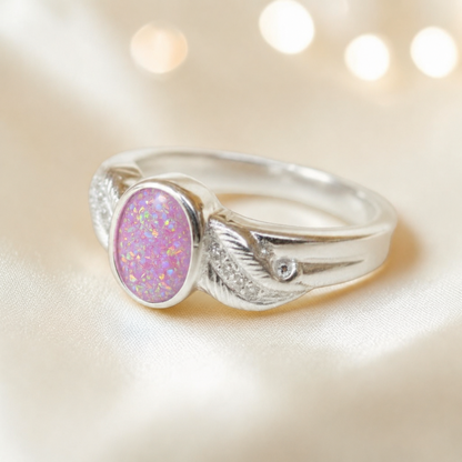 silver feather ring, handcrafted in lancashire