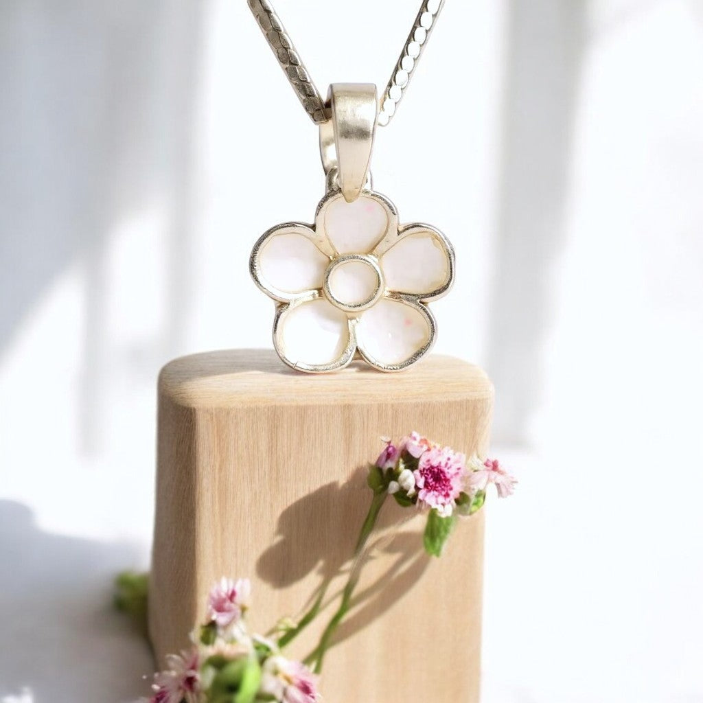Forget me Not silver pendant