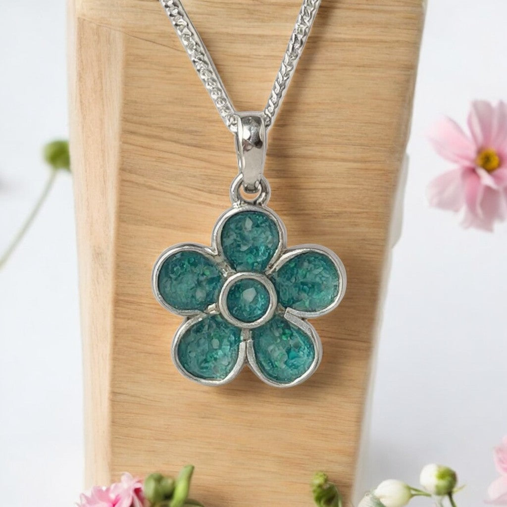 Forget me Not silver pendant