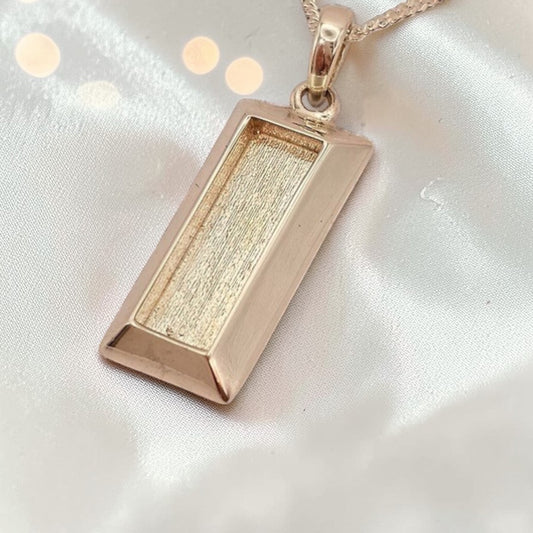 9ct Gold Bullion Bar pendant