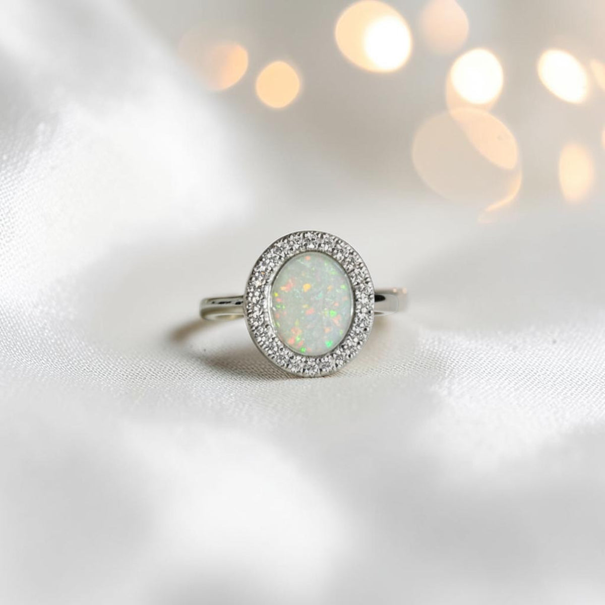 Halo Ring — silver halo ashes memorial ring, handcrafted in Lancashire, UK