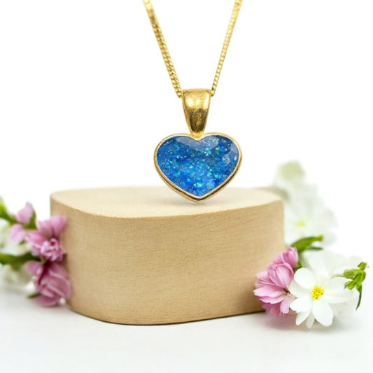Solid 9ct Gold Small Heart Pendant