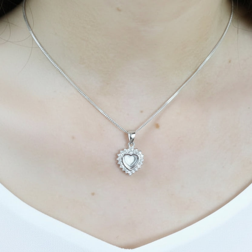 ashes heart pendant on neck uk