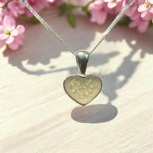 Heart pendant crafted in quality silver 925