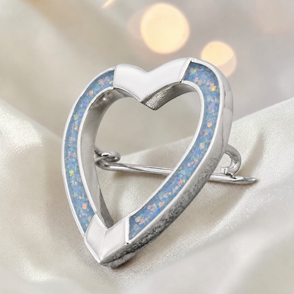 Spirit stock pin — sterling silver ashes memorial stock pin, handcrafted in Lancashire, UK - by Keepsake Memorial Jewellery