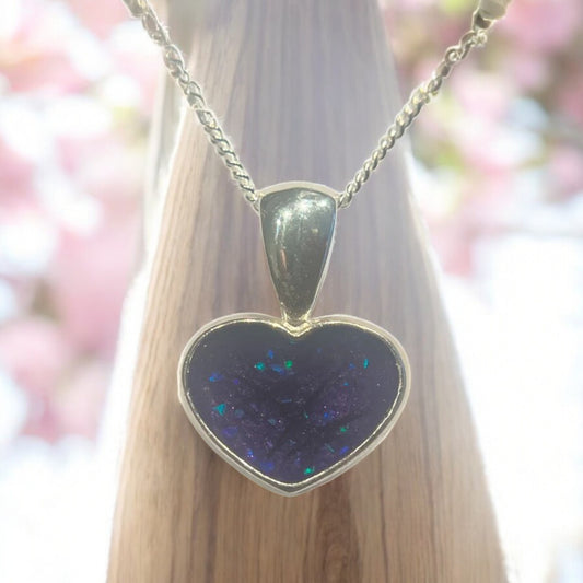Heart pendant crafted in quality silver 925