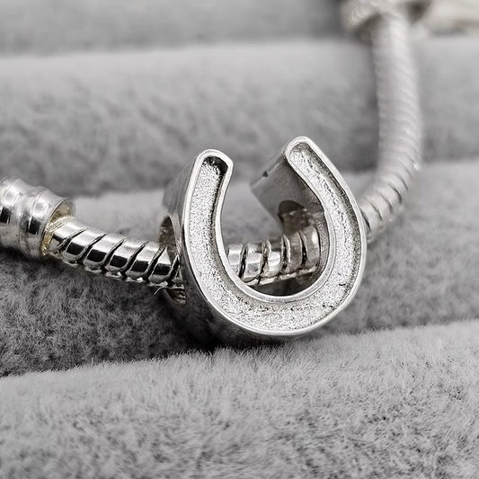 925 Silver Horse Shoe Bracelet Charm