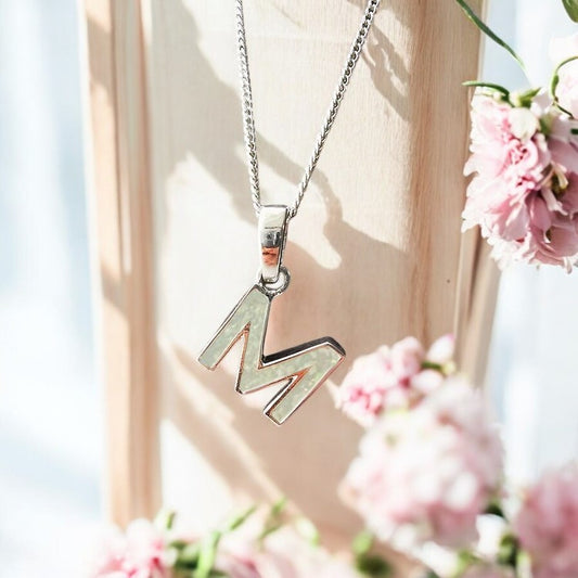 Solid Silver Initial Pendant (LARGE SIZE-LIMITED STOCK AVAILABLE)
