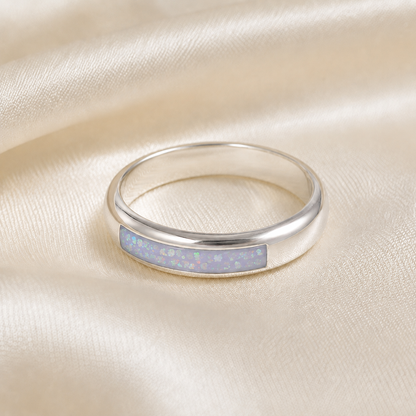 Iris keepsake memorial ring, handcrafted in Lancashire