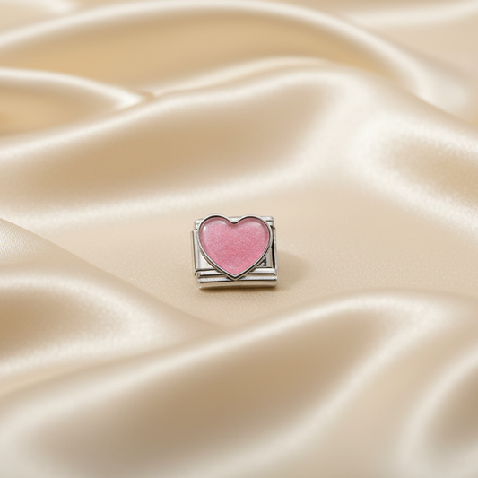 stainless steel nomination ashes charm, handcrafted in lancashire 