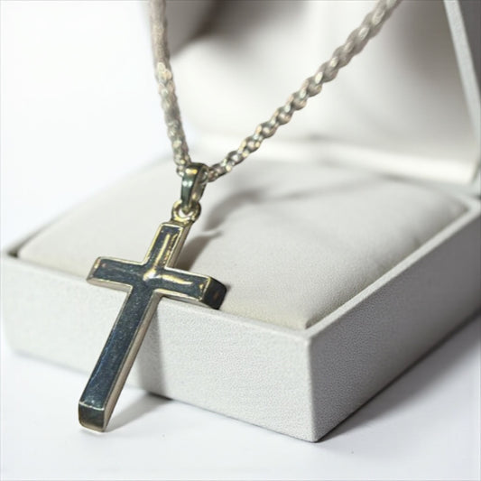 Men's 925 silver ashes cross, free UK delivery from Lancashire 