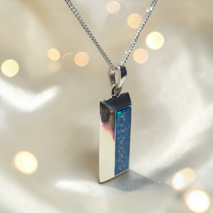 mens gold bar style keepsake pendant, handcrafted in lancashire