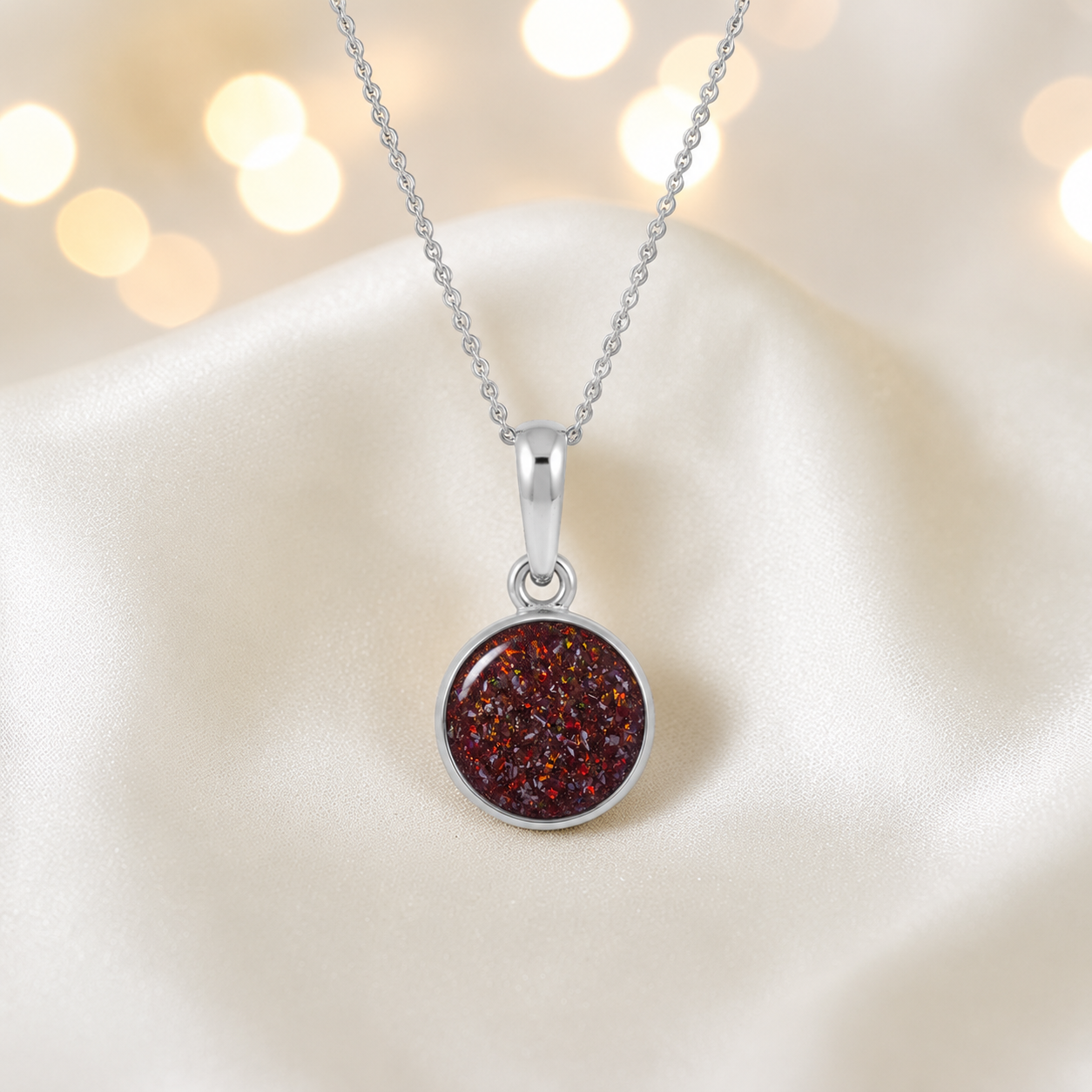 Copper Mocha Eternal Gold 9ct gold pendant, handcrafted in Lancashire UK – by Keepsake Memorial Jewellery