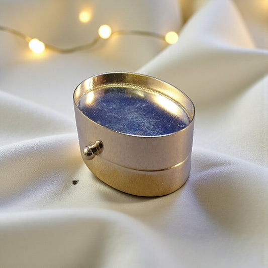 silver ashes memorial pill box, handcrafted in lancashire, uk
