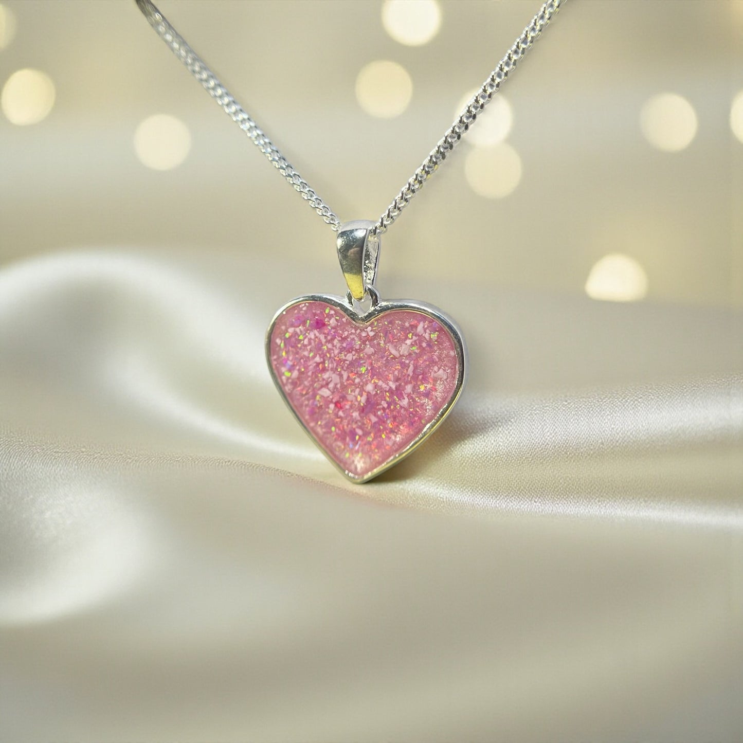 pink betel pendant handcrafted in uk