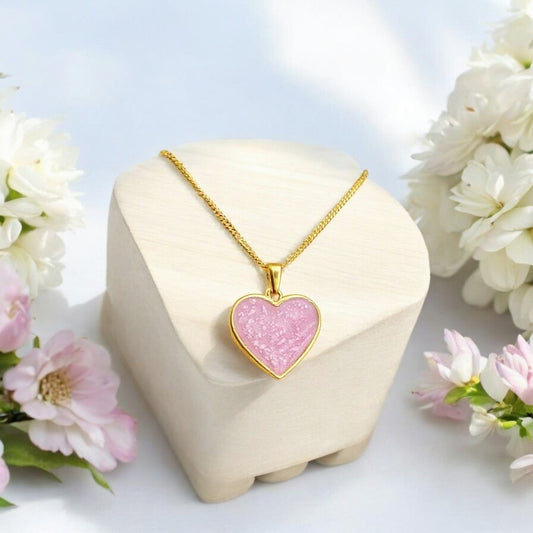 Solid 9ct Gold Heart Pendant