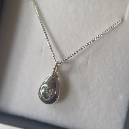 Gacrux pebble pendant video by Keepsake Memorial Jewellery UK