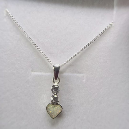 Pleione dainty heart ashes pendant video, handcrafted in Lancashire UK - by Keepsake Memorial Jewellery