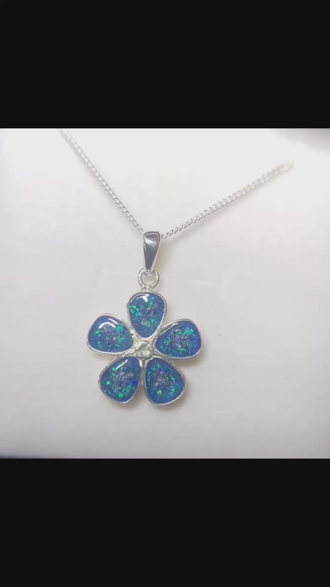 forget me not pendant