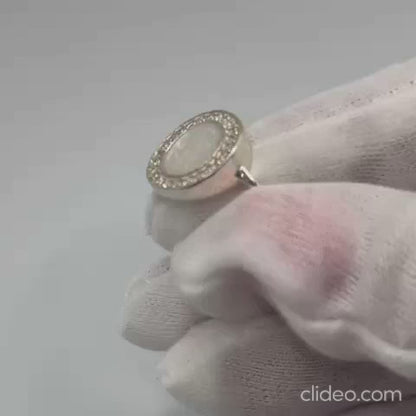 Halo Ring — silver halo ashes memorial ring, handcrafted in Lancashire, UK