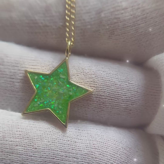 Merak Star 9ct gold pendant, handcrafted in Lancashire UK – by Keepsake Memorial Jewellery
