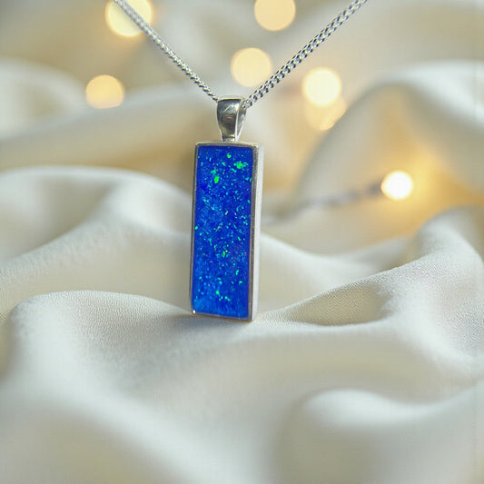 silver mens memorial pendant, handcrafted in lancashire