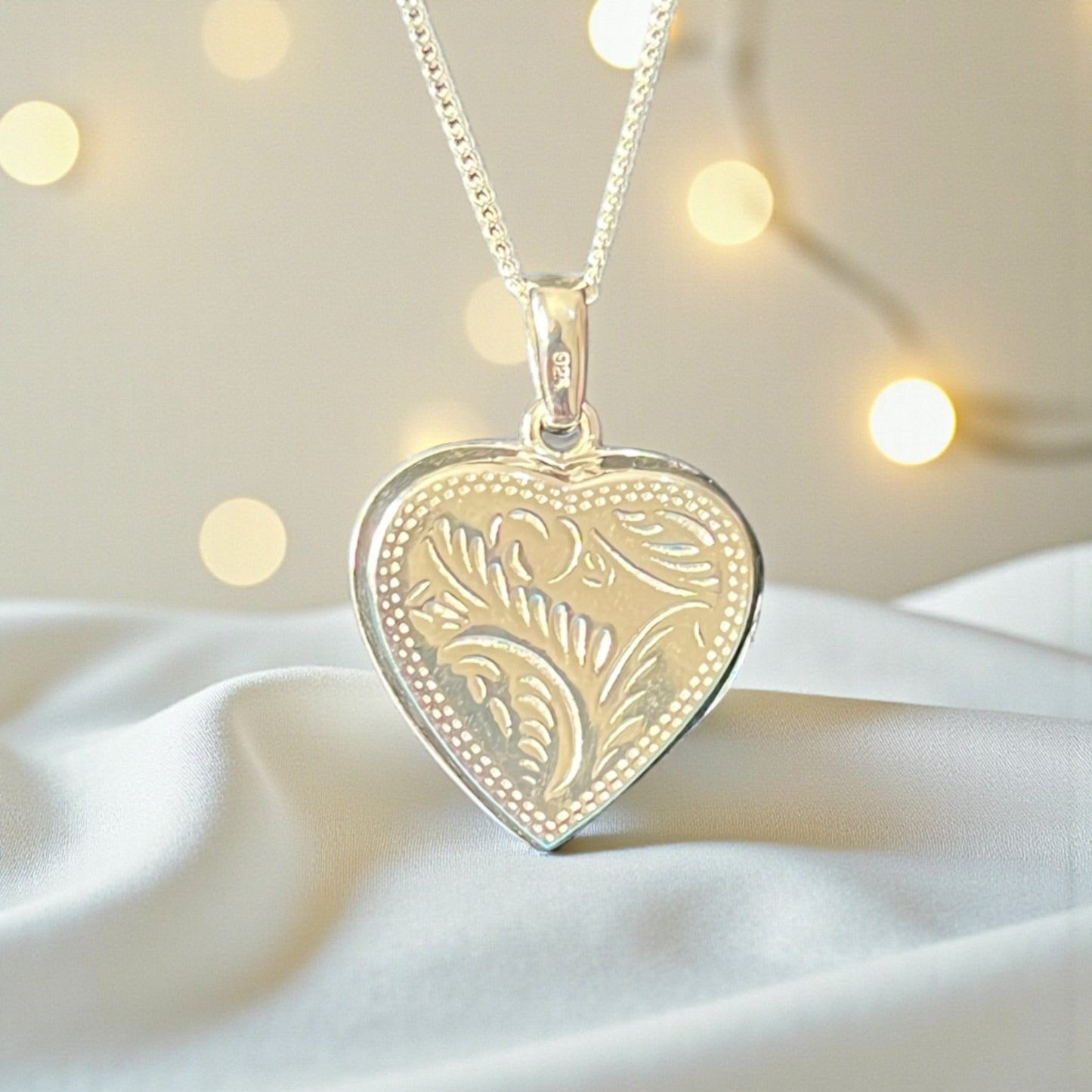 silver ashes locket, handcrafted in lancashire, uk