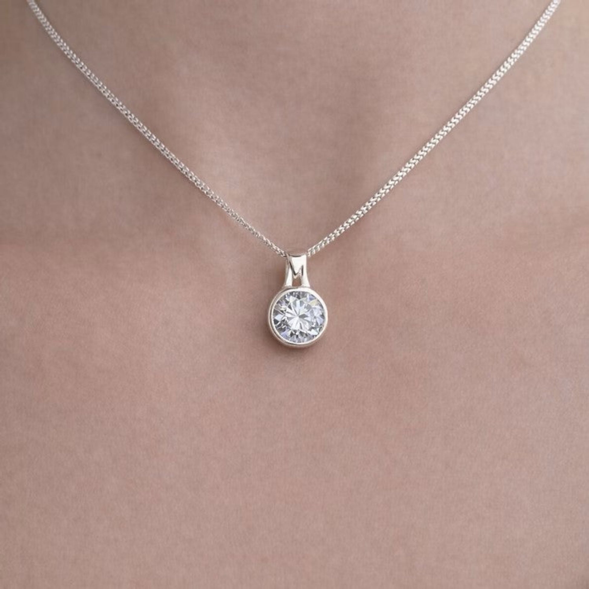 silver round ashes memorial pendant, handcrafted in lancashire