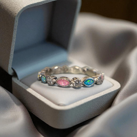 Silver full band keepsake memorial ring, handcrafted in Lancashire, UK