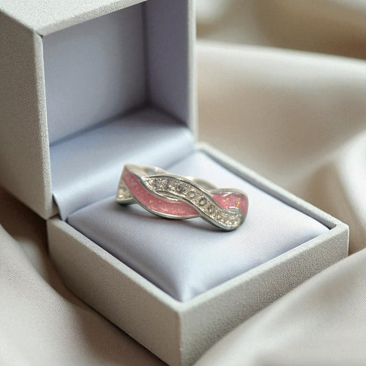 Silver Infinity memorial ring, handcrafted in Rossendale, UK