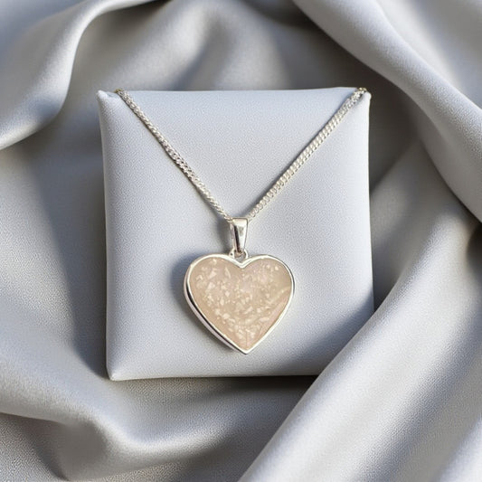 Silver Keepsake Memorial Pendant, handcrafted in Lancashire, UK