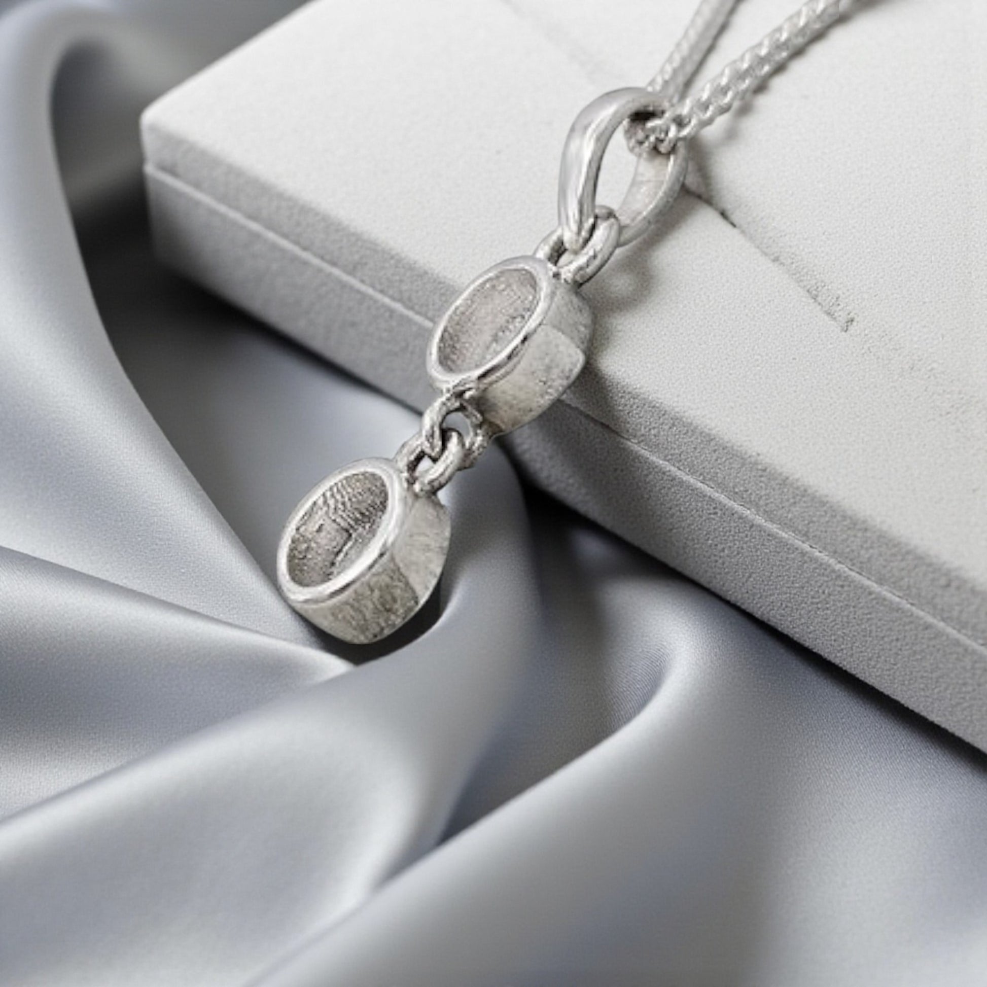 Silver Keepsake Pendant, handcrafted in Lancashire, UK