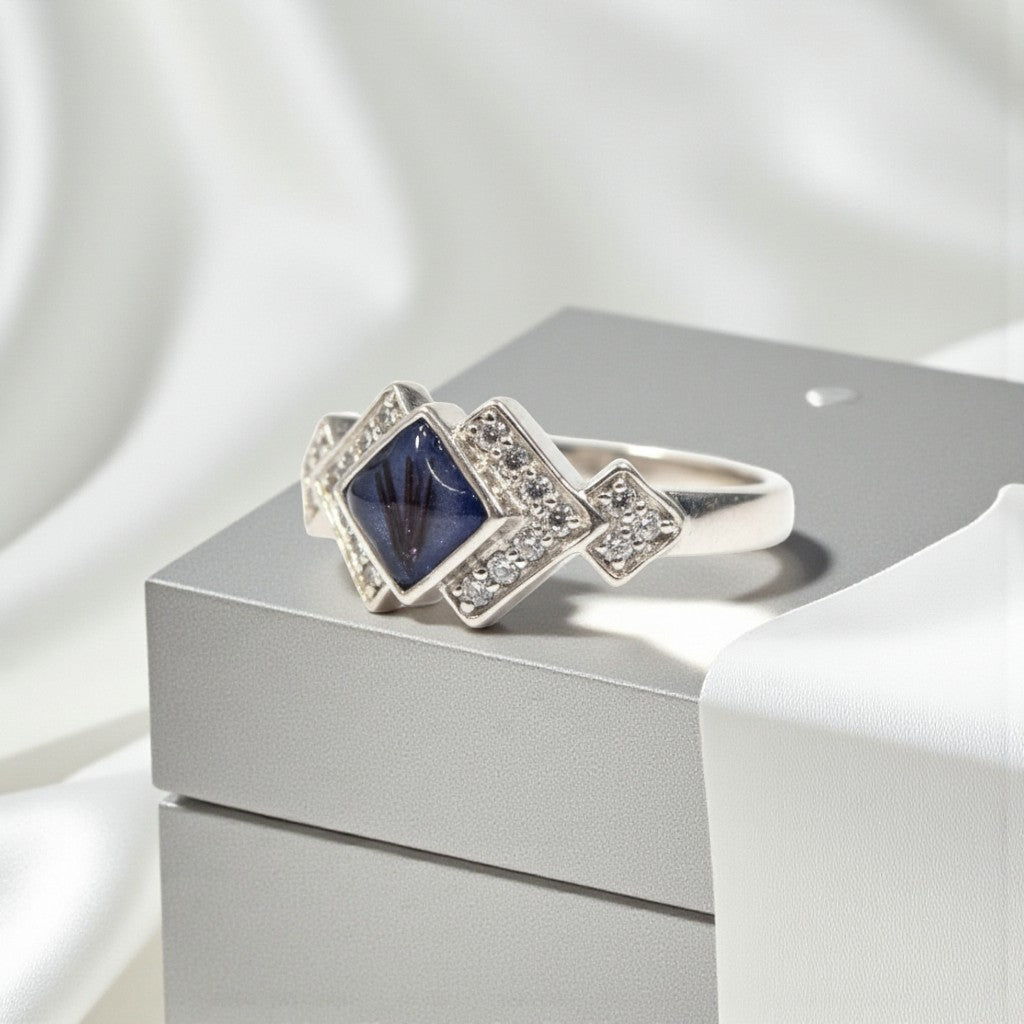 925 silver memorial ring, handcrafted in Lancashire, UK