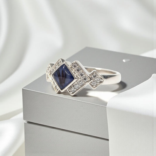 925 silver memorial ring, handcrafted in Lancashire, UK