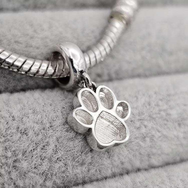 Silver ashes charm handcrafted in Lancashire, UK
