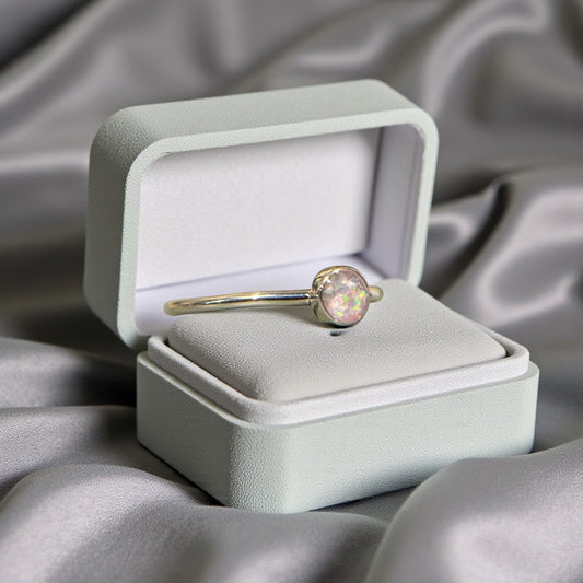 Silver stacker keepsake ring, handcrafted in Lancashire UK