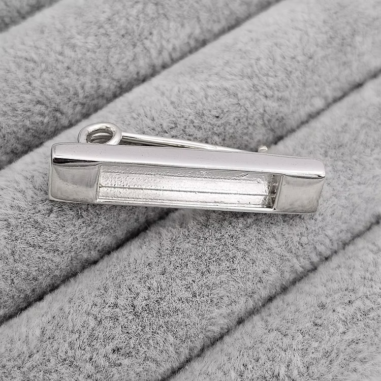 Silver memorial Stock/Tie pin handcrafted in Lancashire, UK