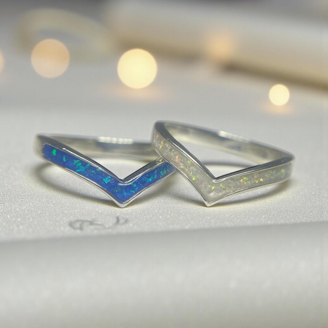 Silver wishbone ashes memorial ring, handcrafted in Lancashire, UK