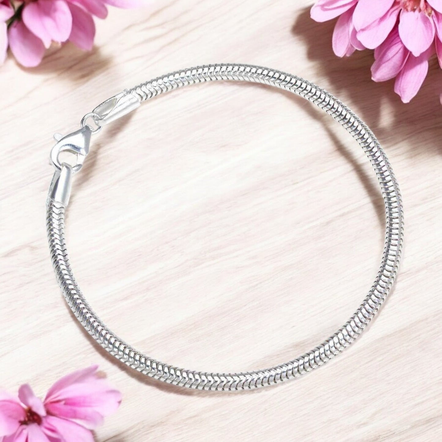 Sterling Silver Snake Chain Bracelet