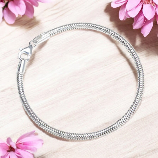 Sterling Silver Snake Chain Bracelet
