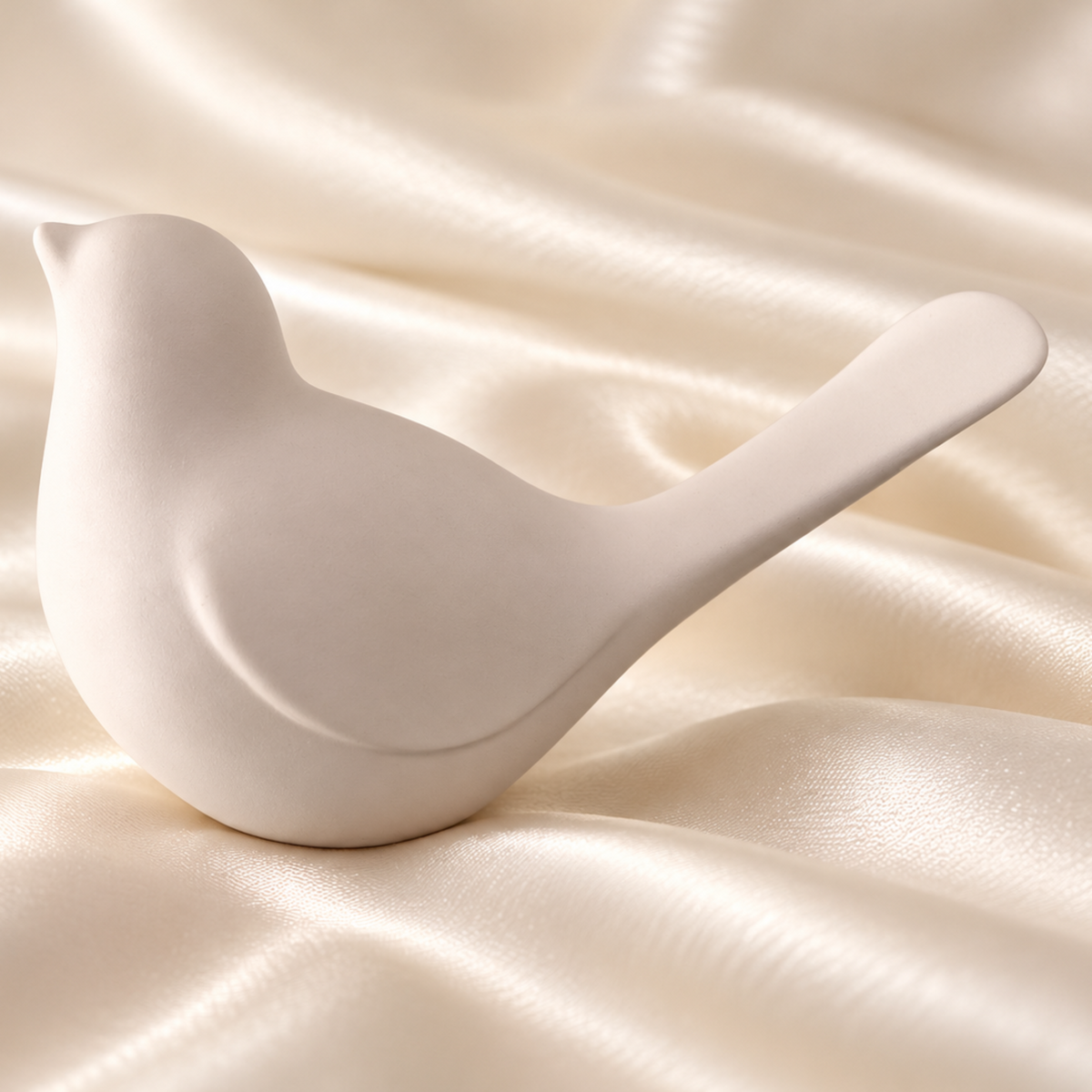 stone effect keepsake ashes memorial dove, handcrafted in Lancashire