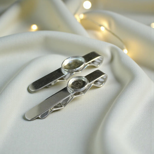 silver mens ashes tie slide, handcrafted in lancashire