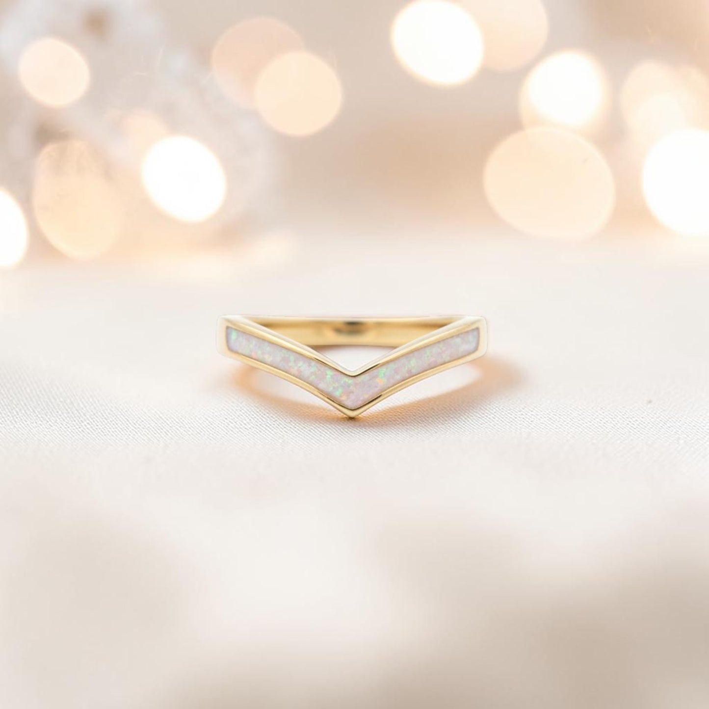9ct gold ashes memorial wishbone ring, handcrafted in lancashire, uk