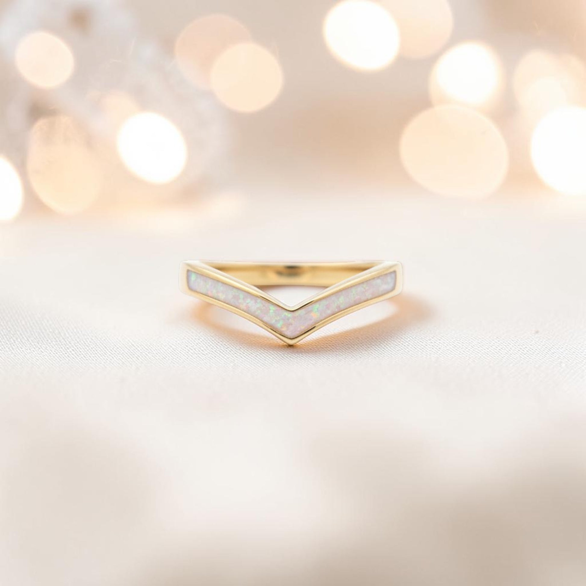 9ct gold ashes memorial wishbone ring, handcrafted in lancashire, uk