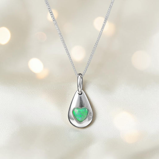silver pebble ashes pendant handcrafted in lancashire, uk
