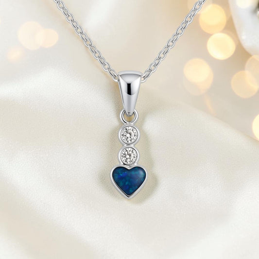 silver heart drop ashes memorial pendant, uk