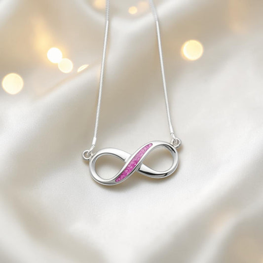 infinity ashes pendant, handcrafted in lancashire, uk
