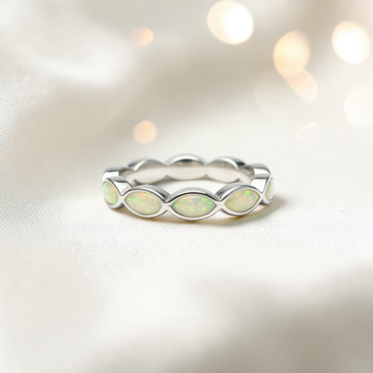 Amara Band — silver full band keepsake memorial ring, handcrafted in Lancashire, UK