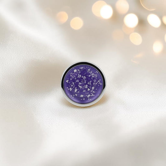 The Guardian Pin — stainless steel ashes memorial pin badge, handcrafted in Lancashire, UK