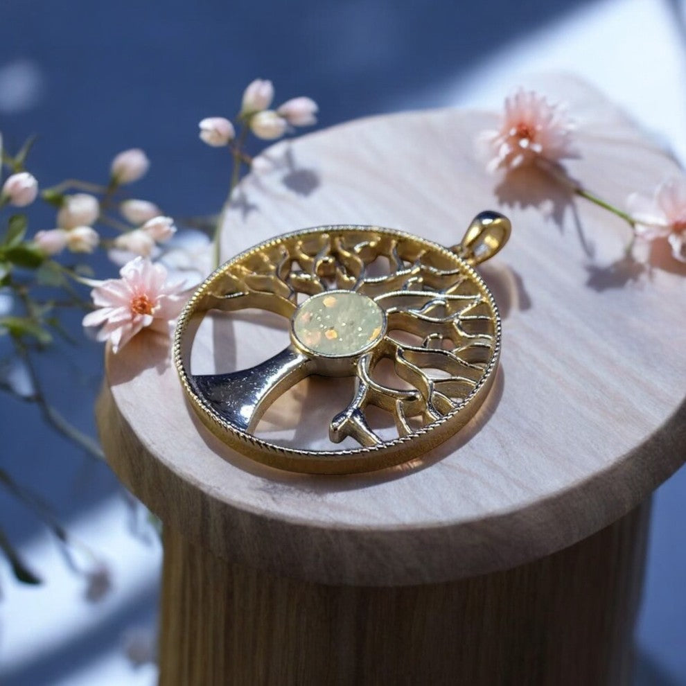 Solid silver 925 tree of life pendant